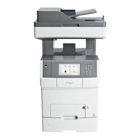 Lexmark X746 User manual