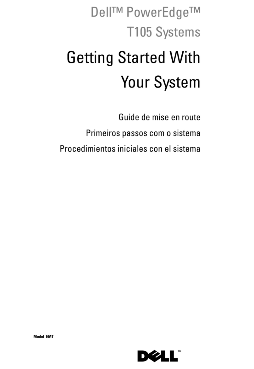 Dell PowerEdge T105 Systems Getting started guide