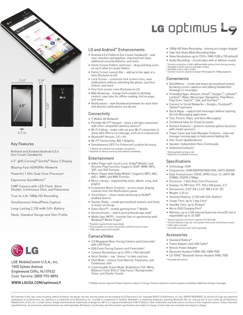 LG P769 User manual