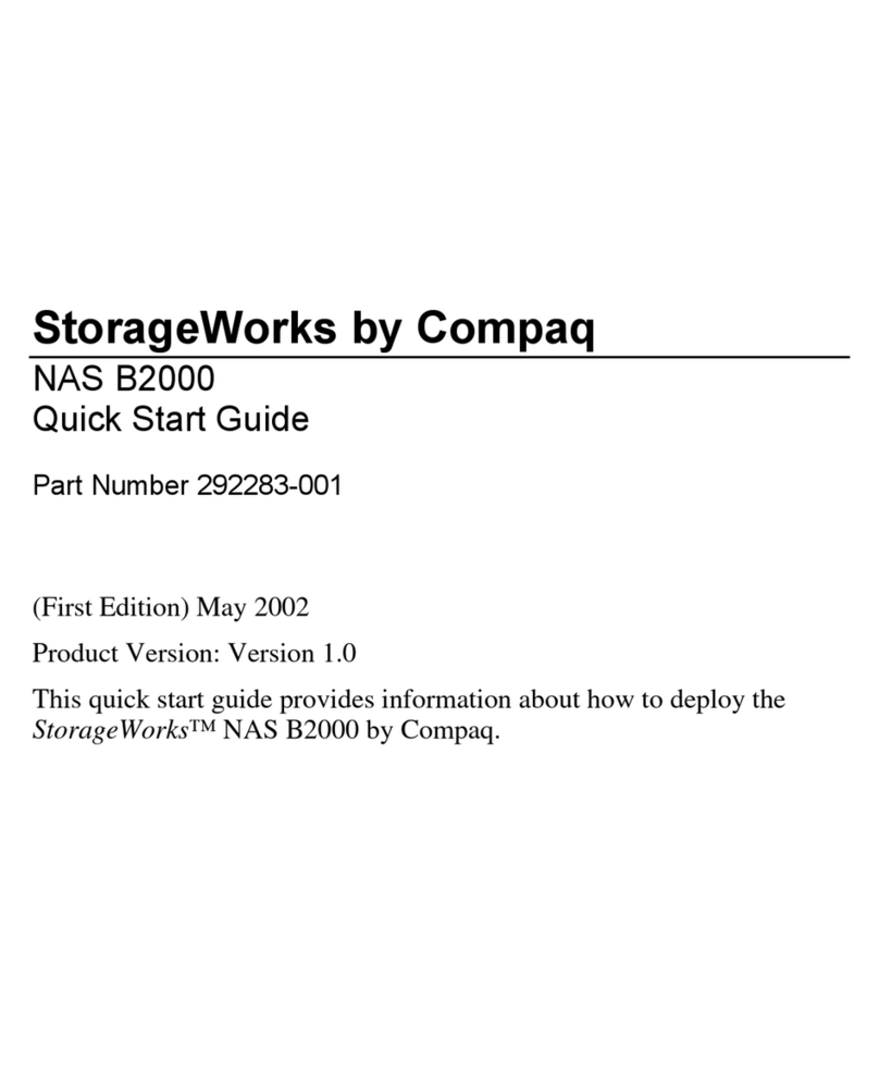 Compaq StorageWorks b2000 - NAS User manual