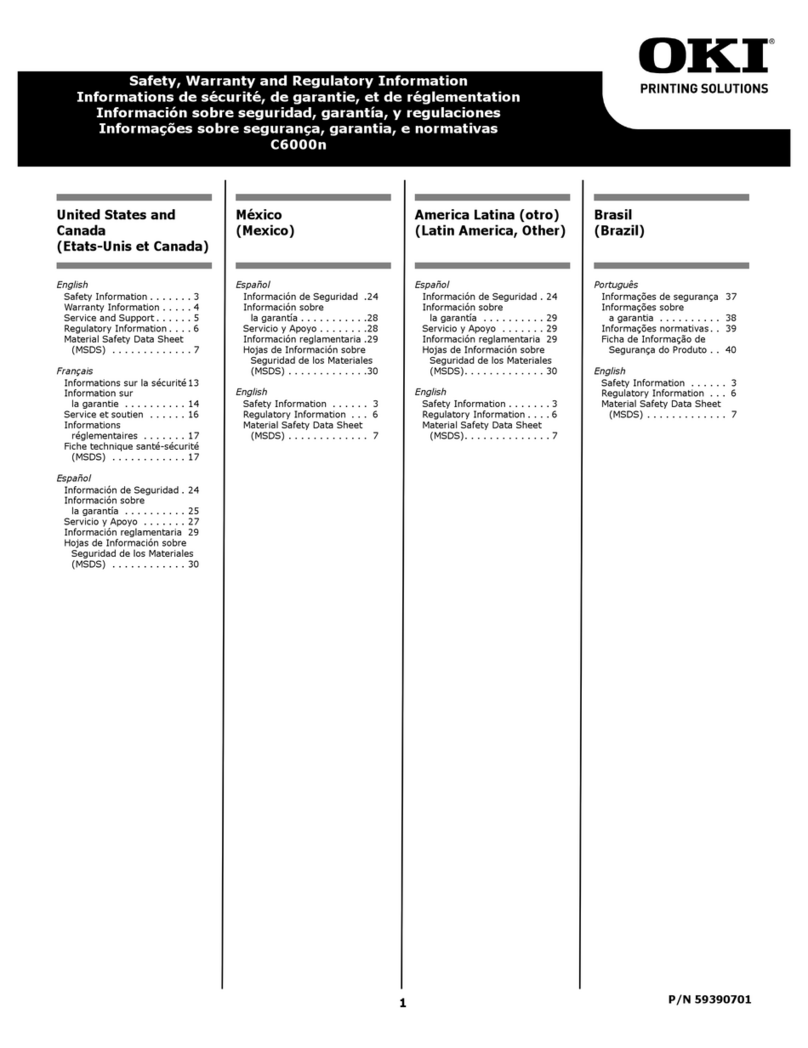 Oki C6000dn Original instructions