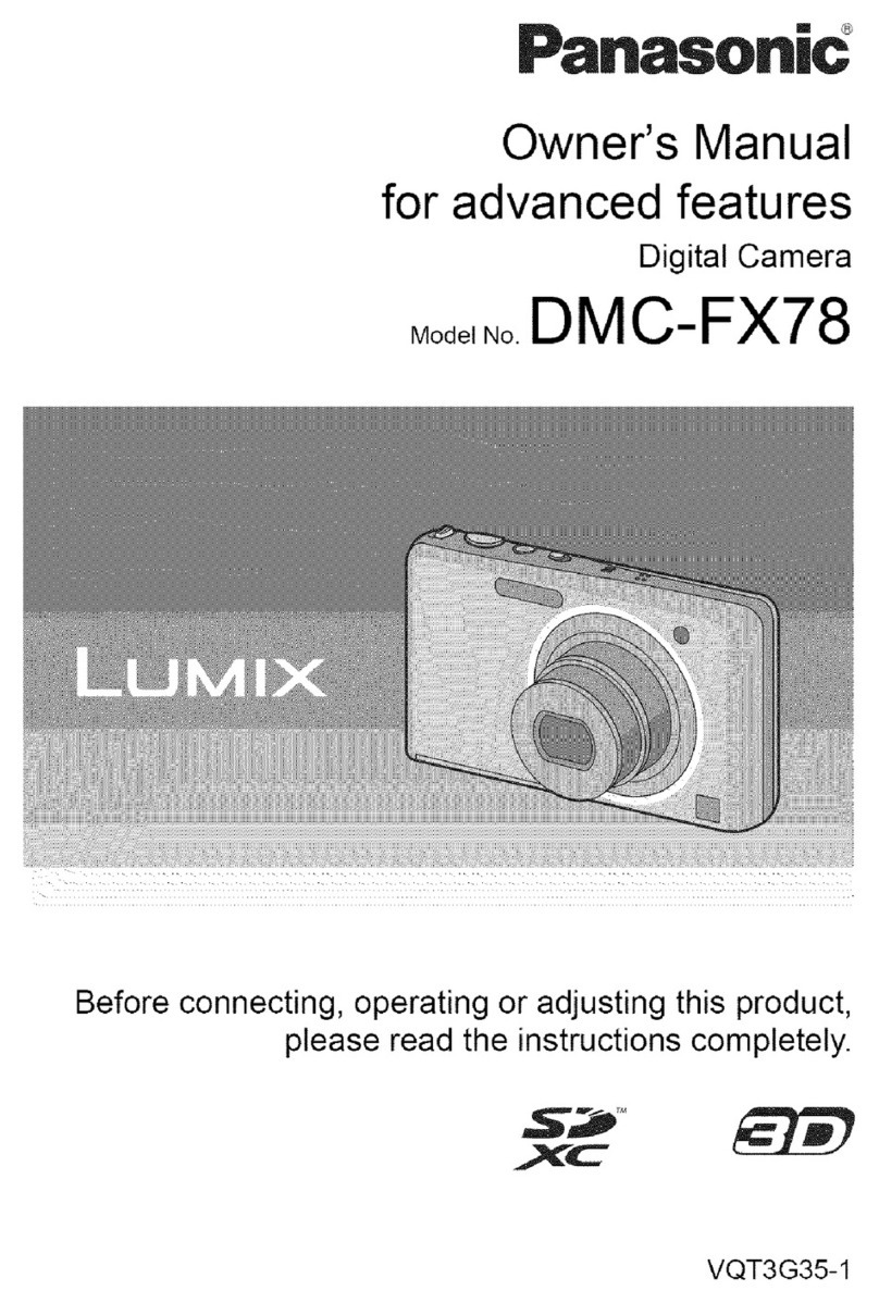 Panasonic Lumix DMC-FX78 User manual