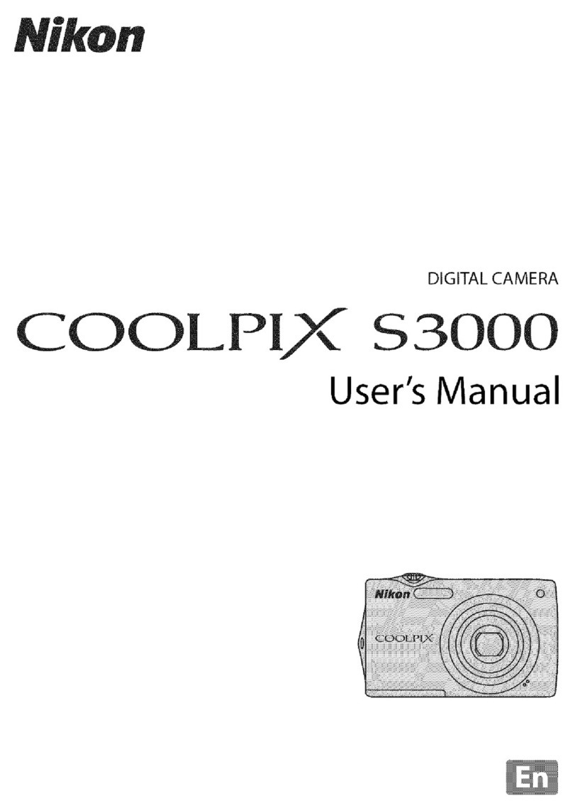 Nikon Coolpix S3000 User manual