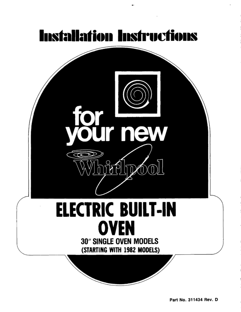 Whirlpool 311434 Rev. D User manual