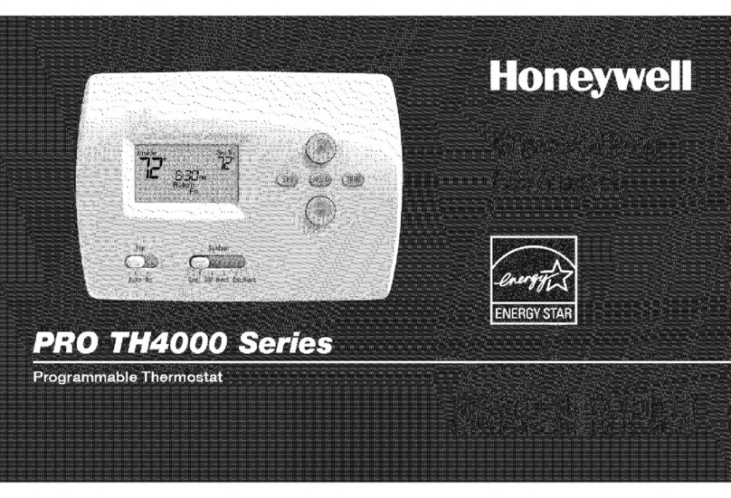 Honeywell PRO TH4000 series owner's guide