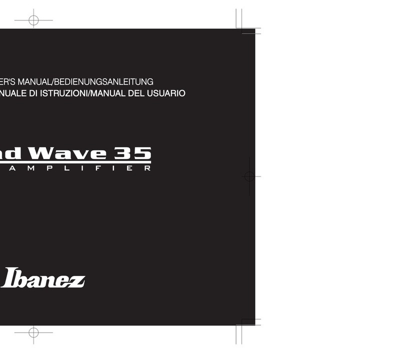 Ibanez Sound Wave 35 User manual