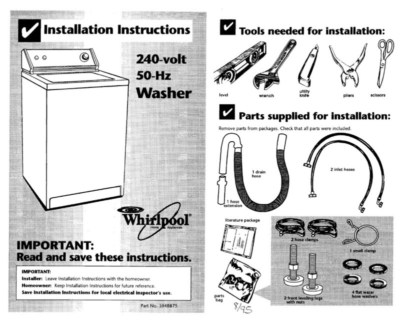 Whirlpool 3948875 installation instructions