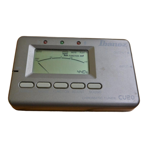 Ibanez CU20 User manual