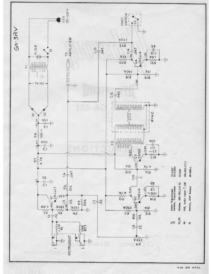 Gibson GA-3RV Quick start guide Gibson GA-3RV Quick start guide