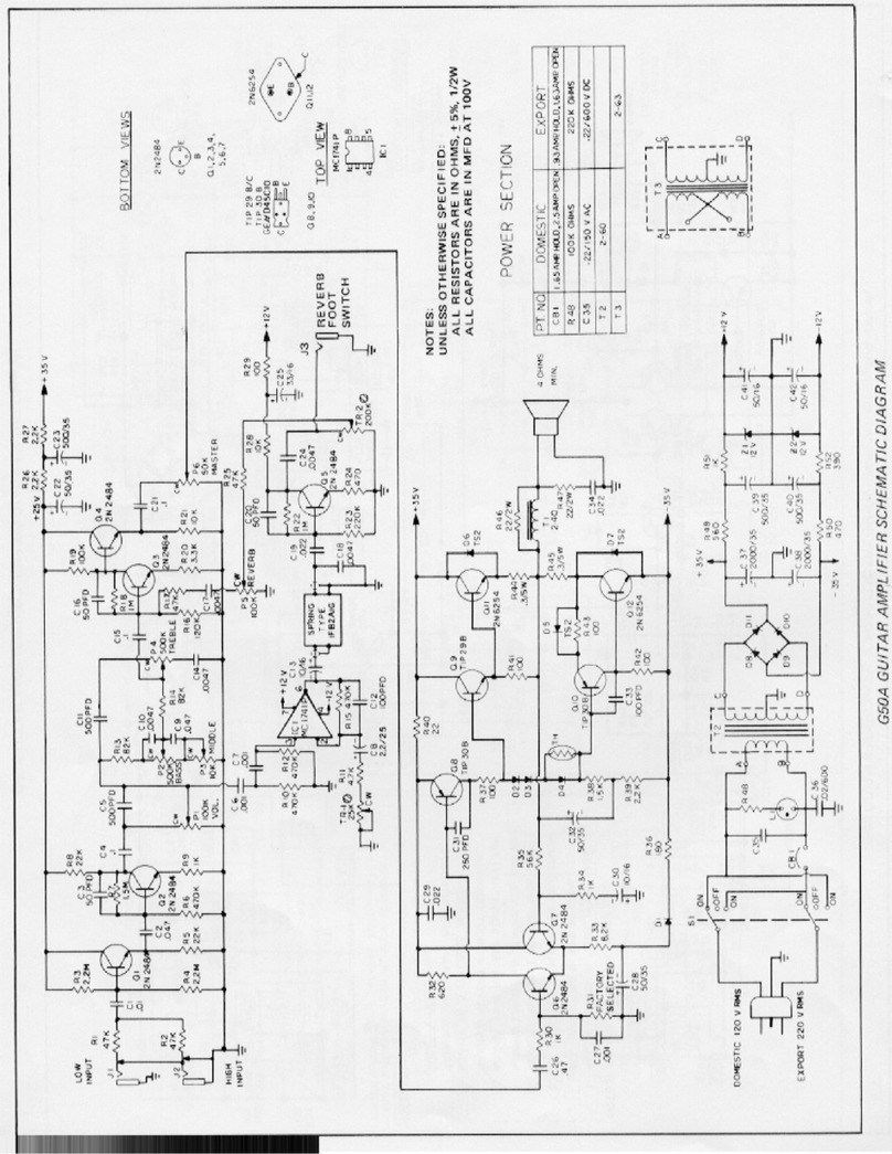 Gibson G50A Quick start guide Gibson G50A Quick start guide