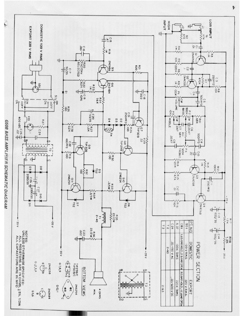Gibson G50B Quick start guide