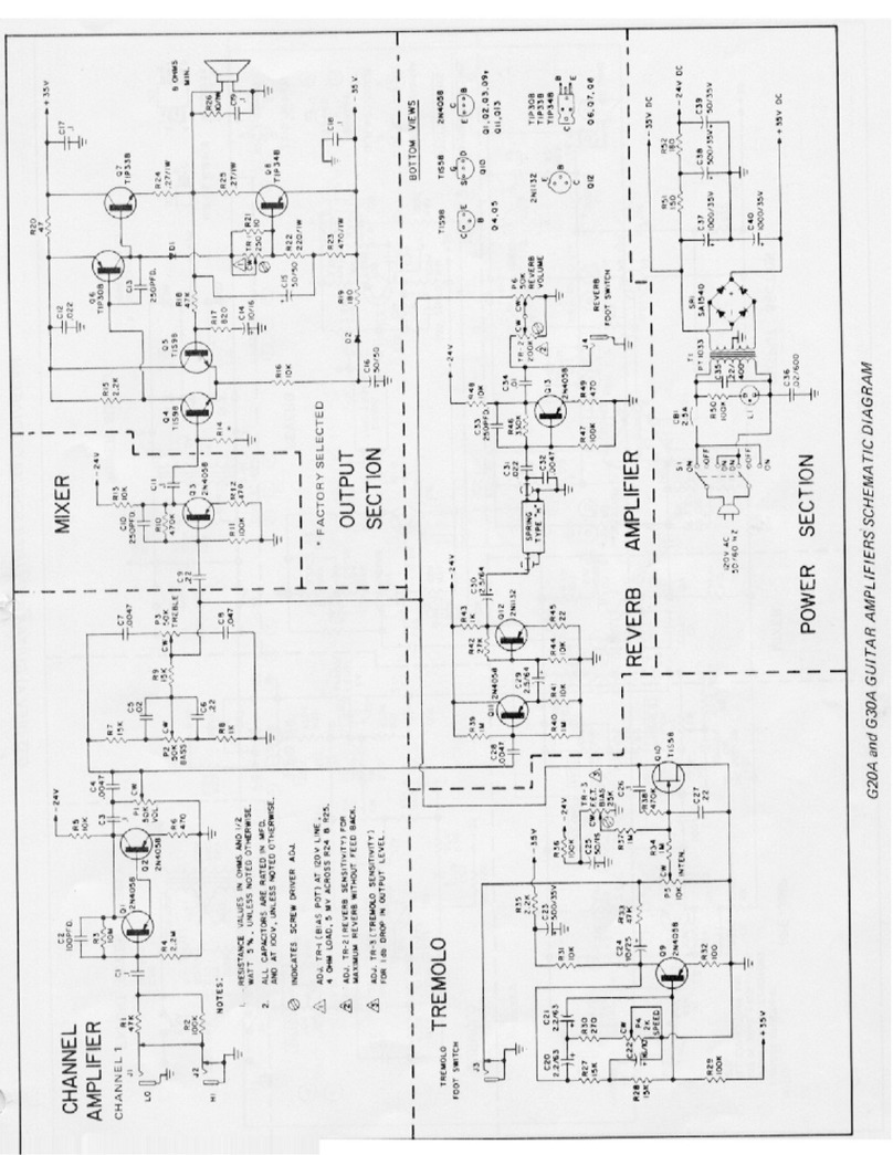Gibson G20A Quick start guide Gibson G20A Quick start guide