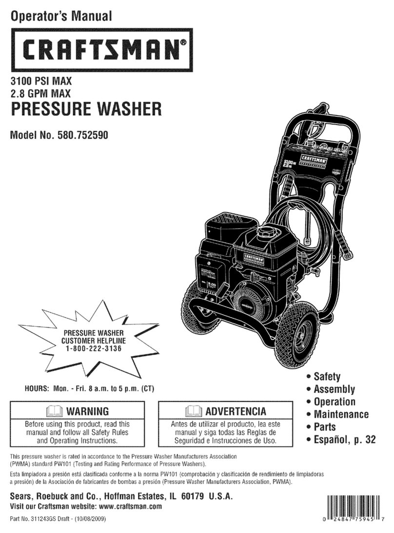 Craftsman 580.752590 User manual