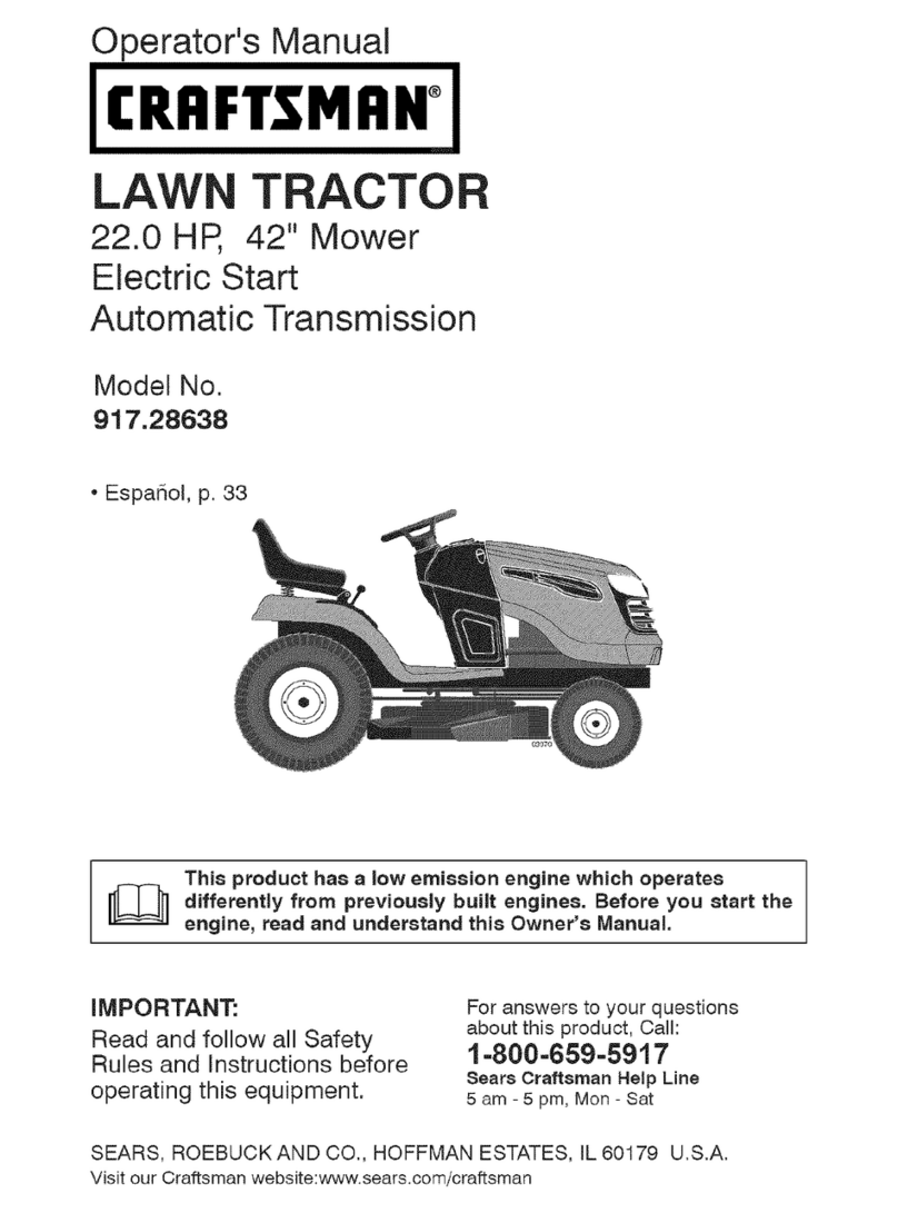 Craftsman 917.286380 Operator's manual