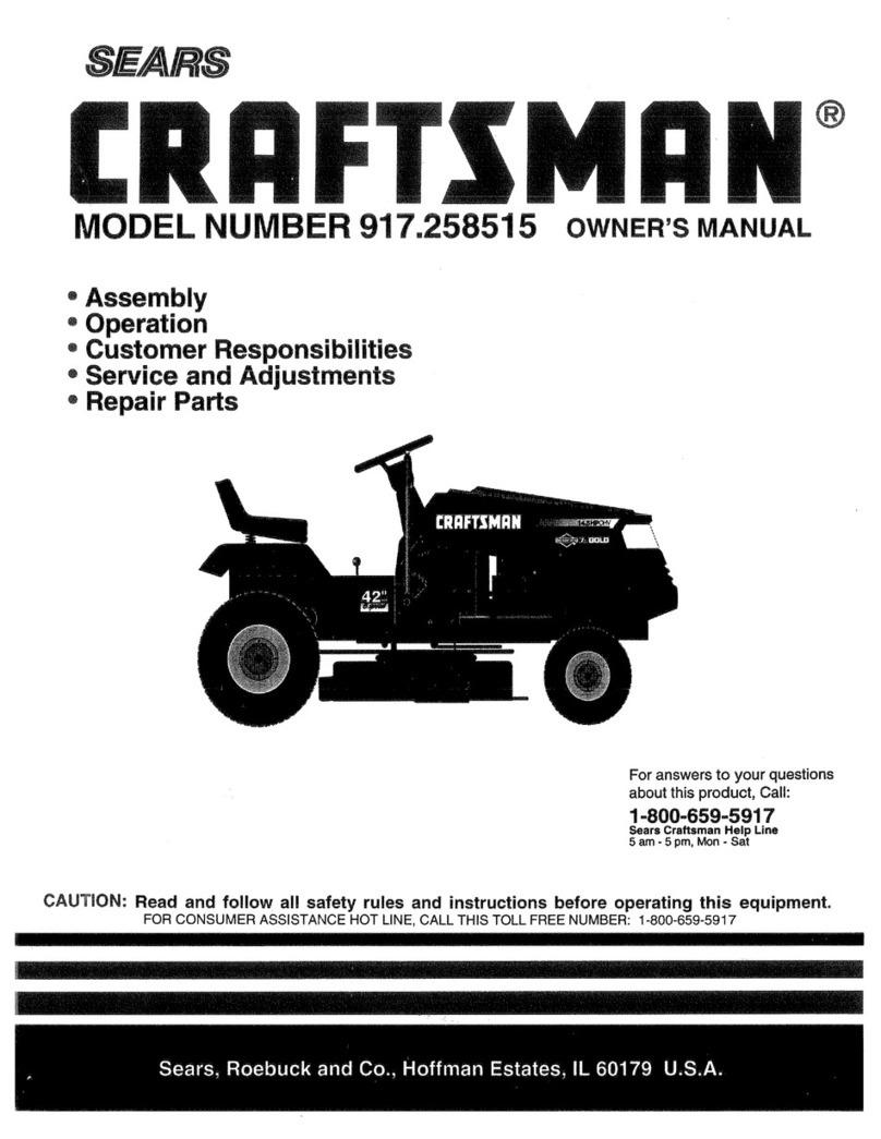 Sears Craftsman 917.258515 owner's manual