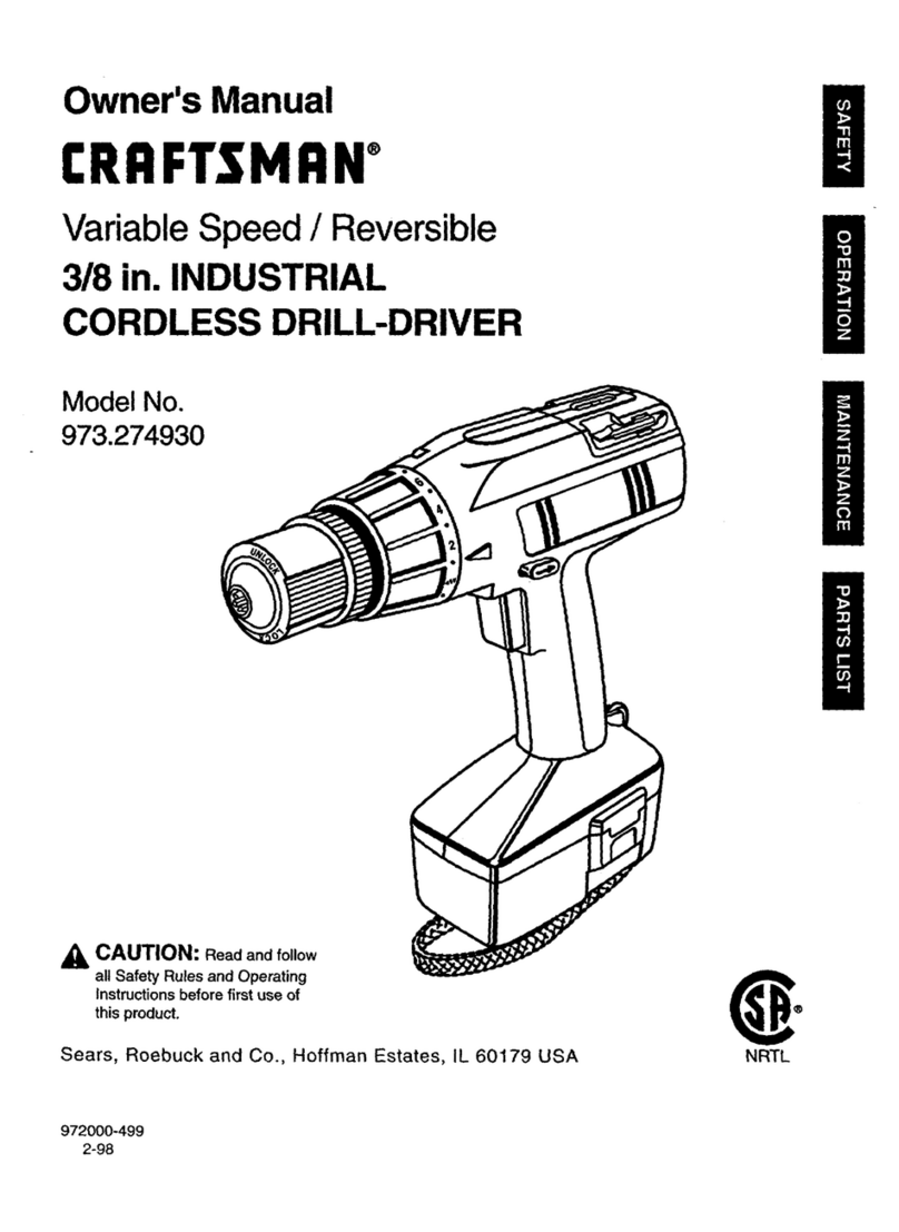 Craftsman 973.274930 owner's manual