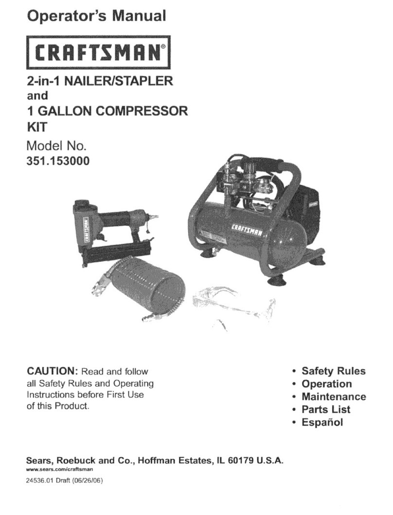 Craftsman 351.153000 Operator's manual