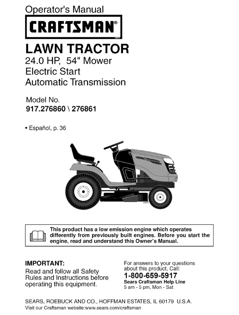Craftsman 917.276860 Operator's manual