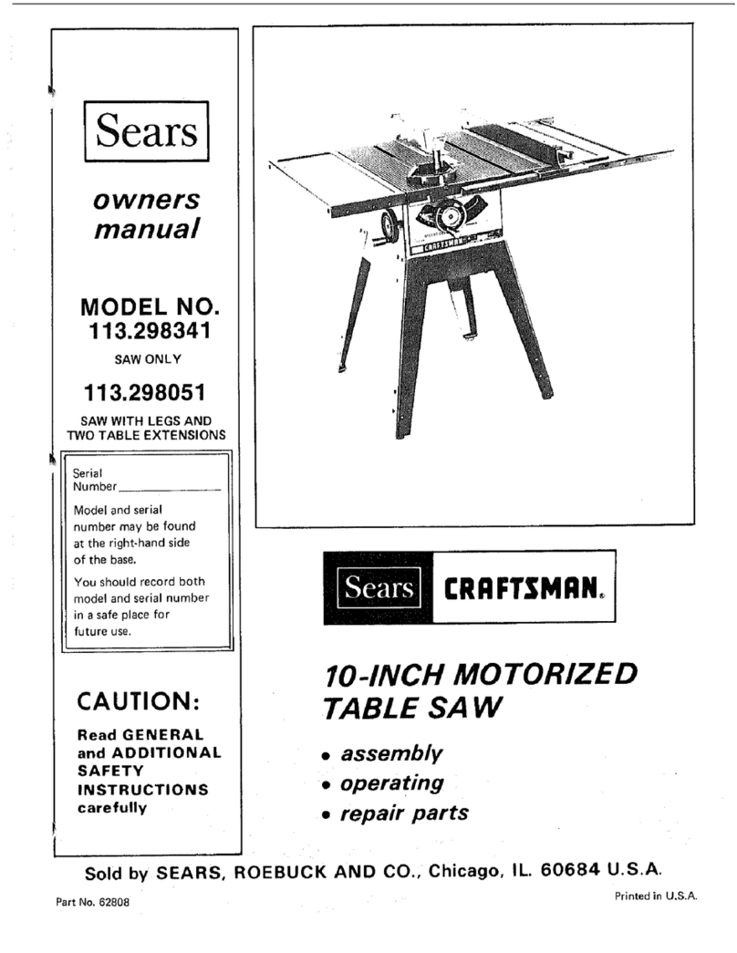 Craftsman 113.298051 User manual