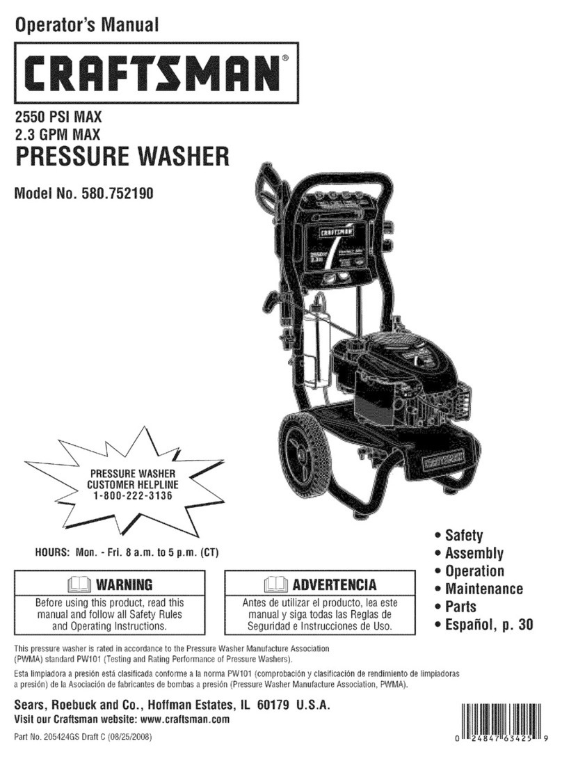Craftsman 580.752190 User manual