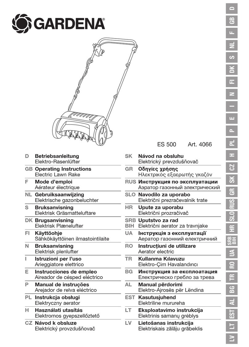 Gardena ES 500 operating instructions