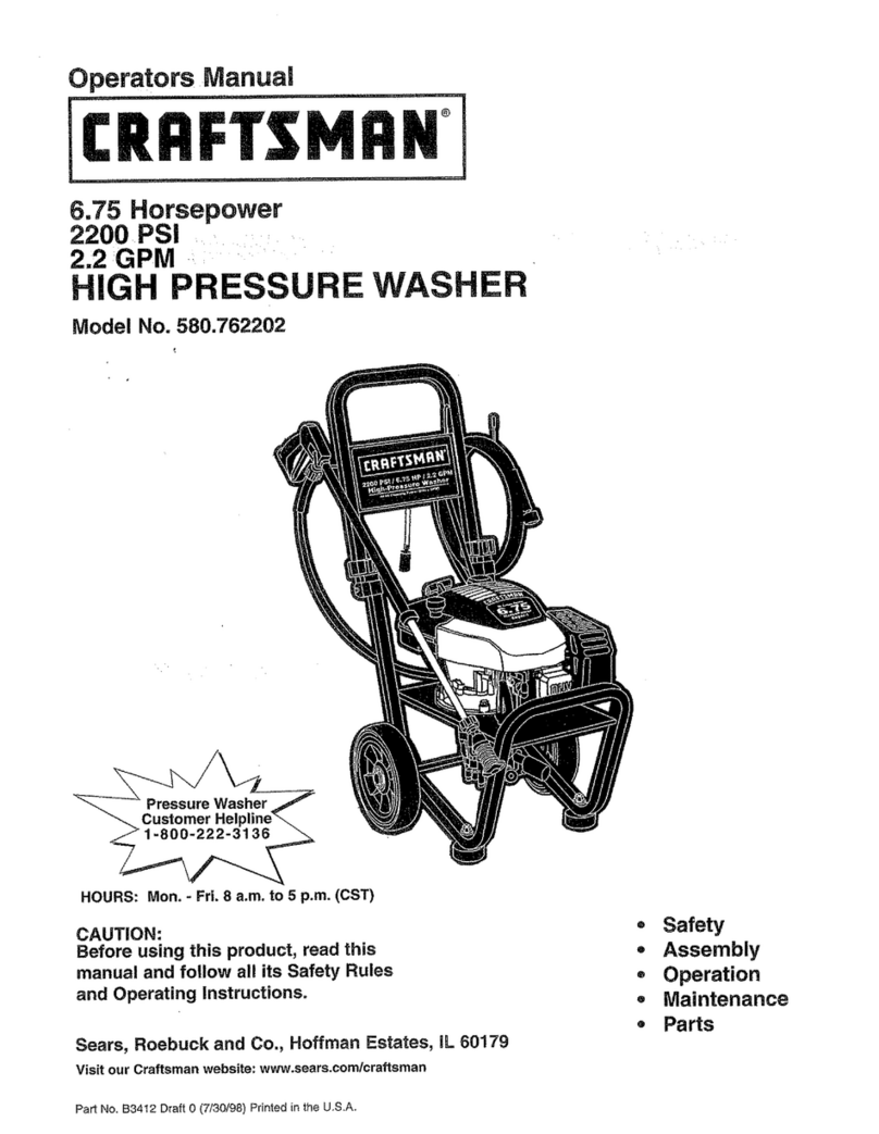 Craftsman 580.762202 Operators User manual
