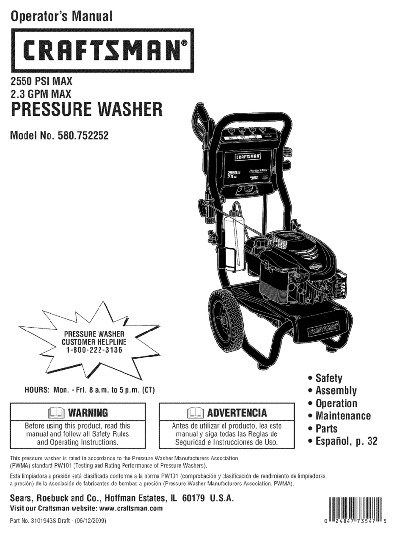 Craftsman 580.752252 User manual