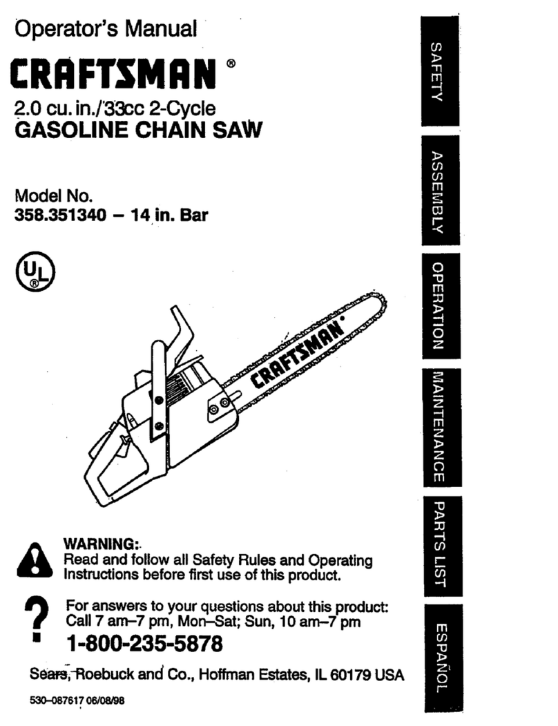 Craftsman 358.351340 User manual