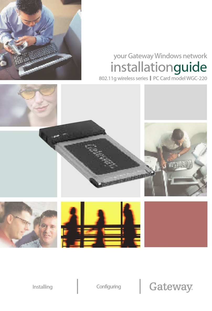 Gateway WGC-220 installation guide