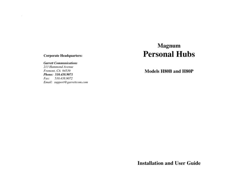 GarrettCom MAGNUM H80B Installation and user guide
