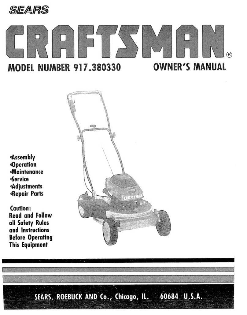 Craftsman 917.380330 owner's manual