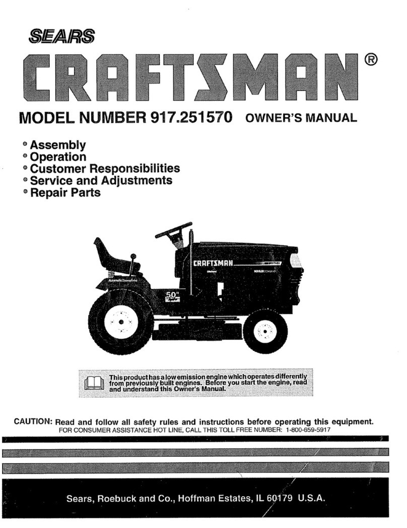 Sears Craftsman 917.251570 owner's manual