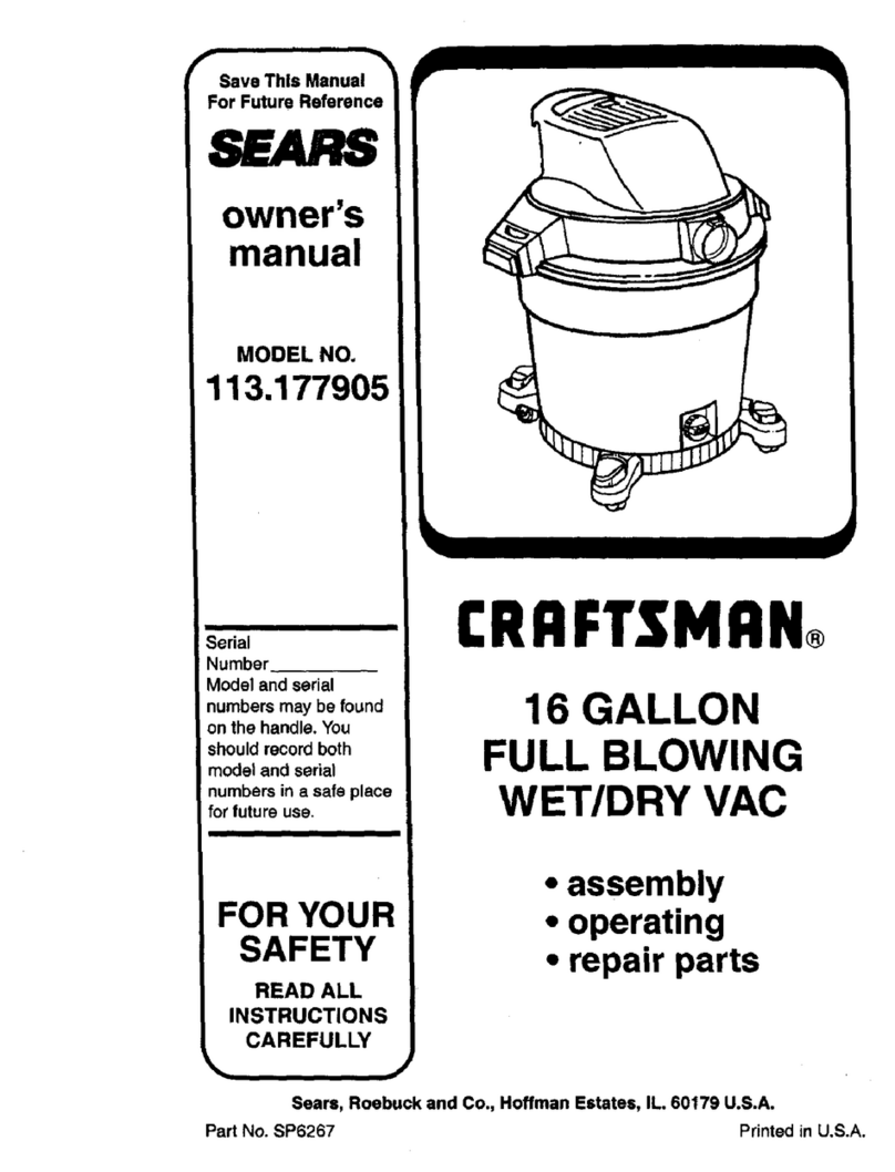 Sears Craftsman 113.177905 User manual