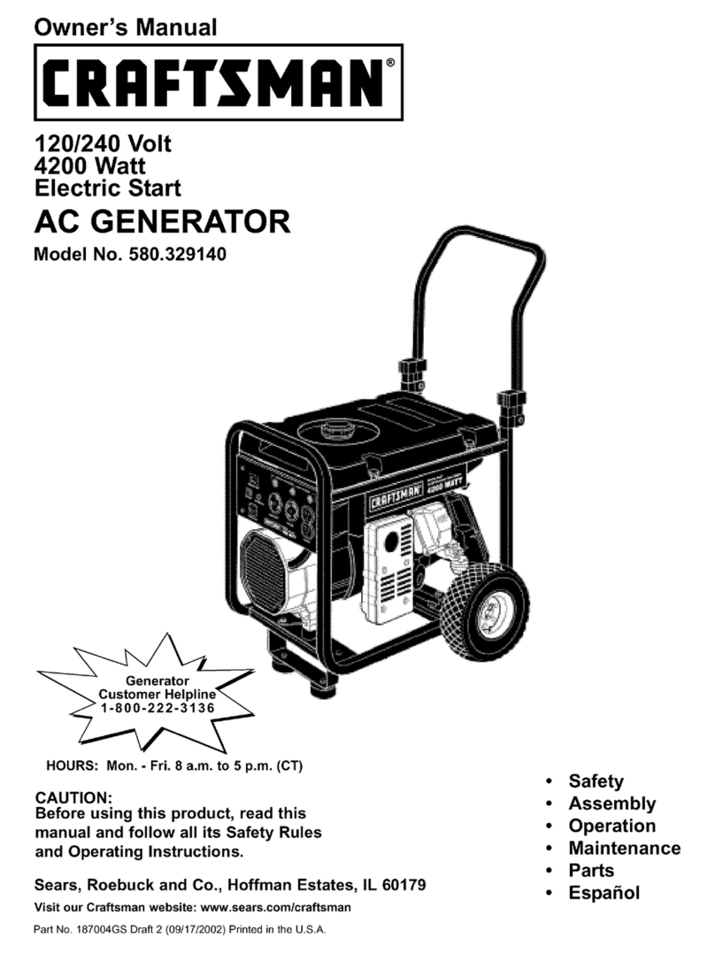 Craftsman 580.329140 User manual