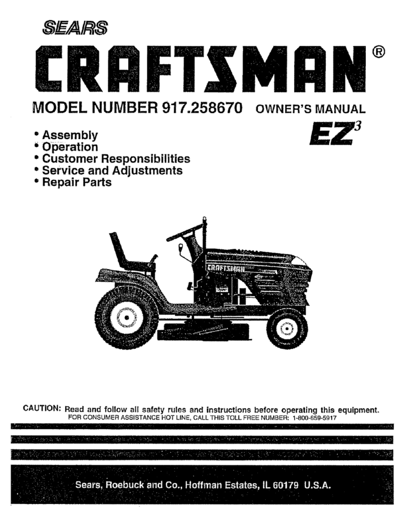 Sears 917.258670 owner's manual Sears 917.258670 owner's manual