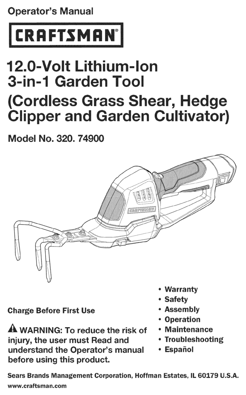 Craftsman 320.74900 Operator's manual