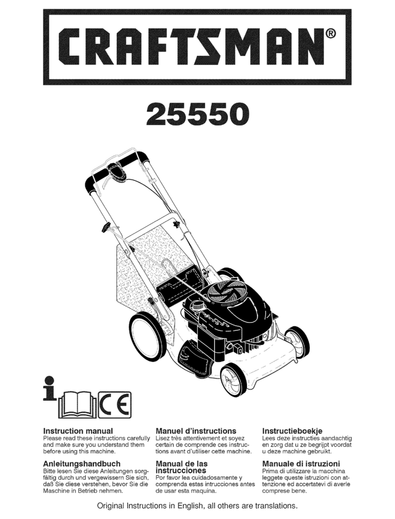 Craftsman 25550 instruction manual