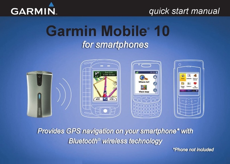 Garmin Mobile 10 Quick start manual