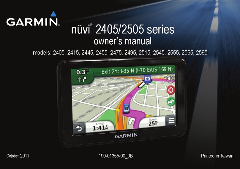 Garmin nuvi 2405 series owner's manual