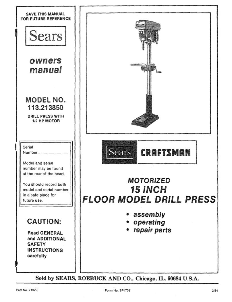 Sears Craftsman 113.213850 owner's manual