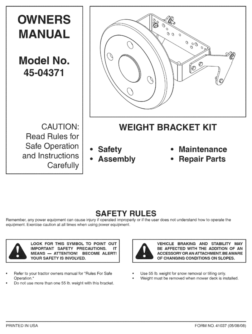 Craftsman 45-04371 owner's manual