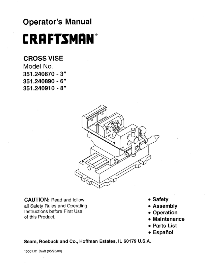 Craftsman 351.240870 Operator's manual