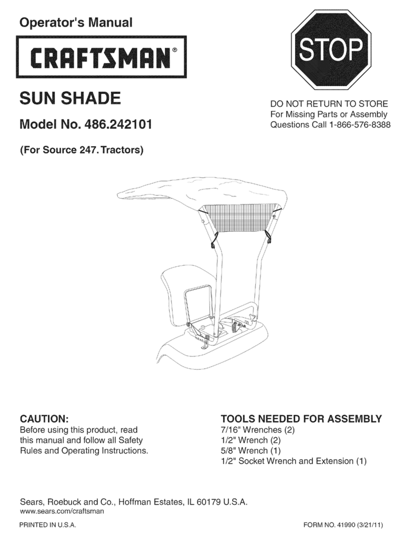 Craftsman 486.242101 User manual