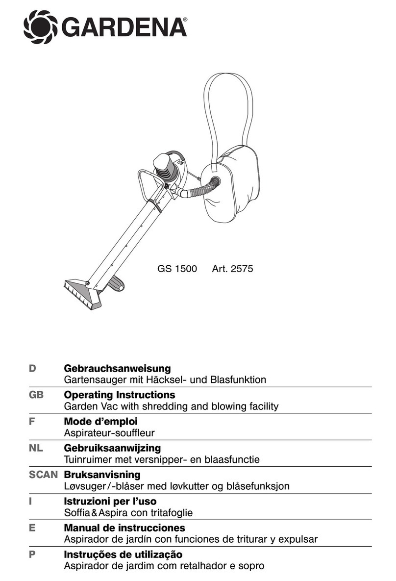 Gardena GS 1500 operating instructions