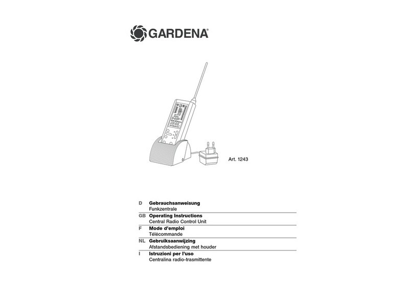 Gardena 1243 operating instructions