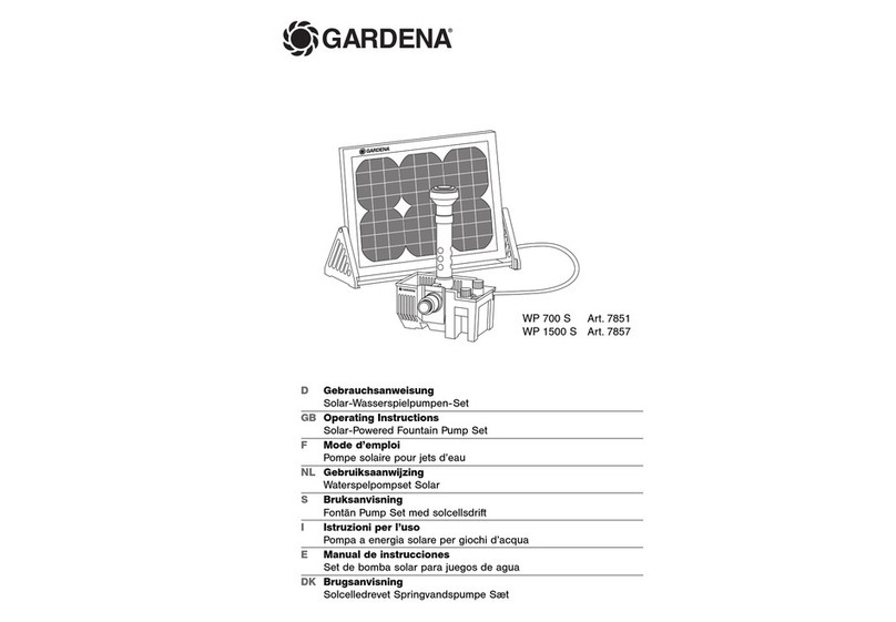 Gardena WP 700 S 7851 operating instructions Gardena WP 700 S 7851 operating instructions