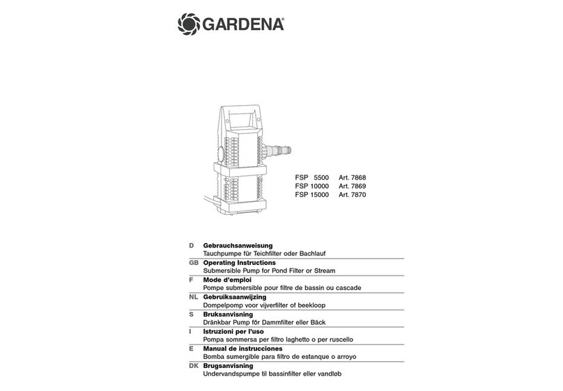 Gardena FSP 5500 7868 User manual