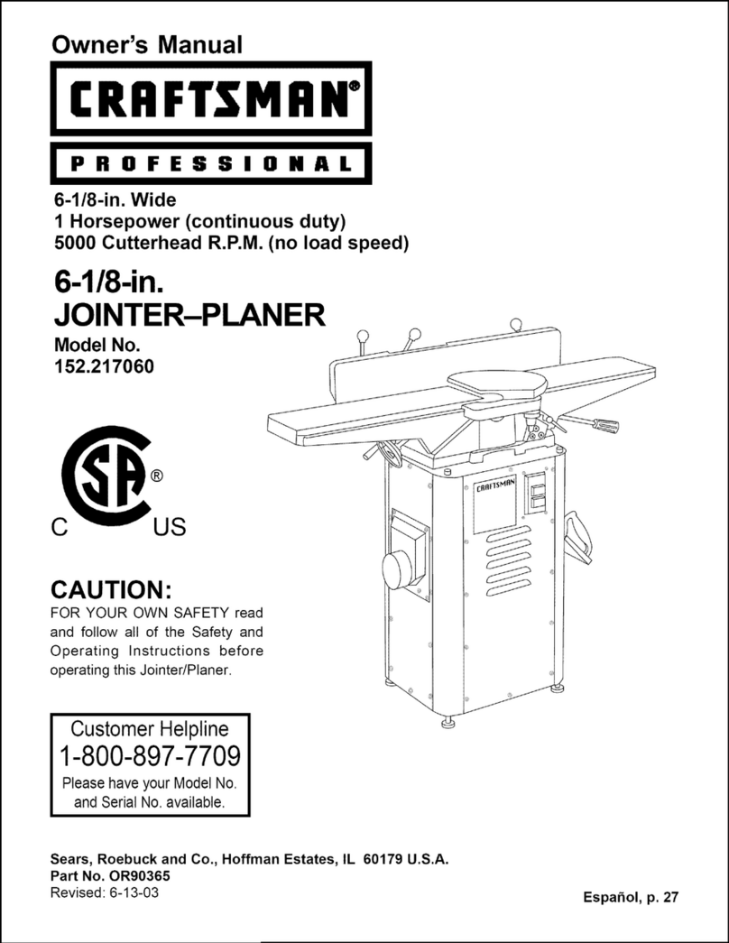 Craftsman 152.217060 User manual
