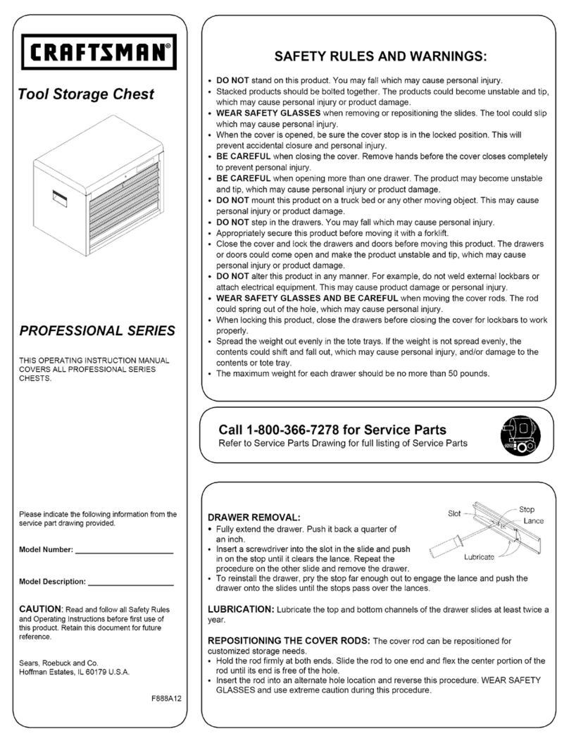 Craftsman PROFESSIONAL SERIES Instruction Manual