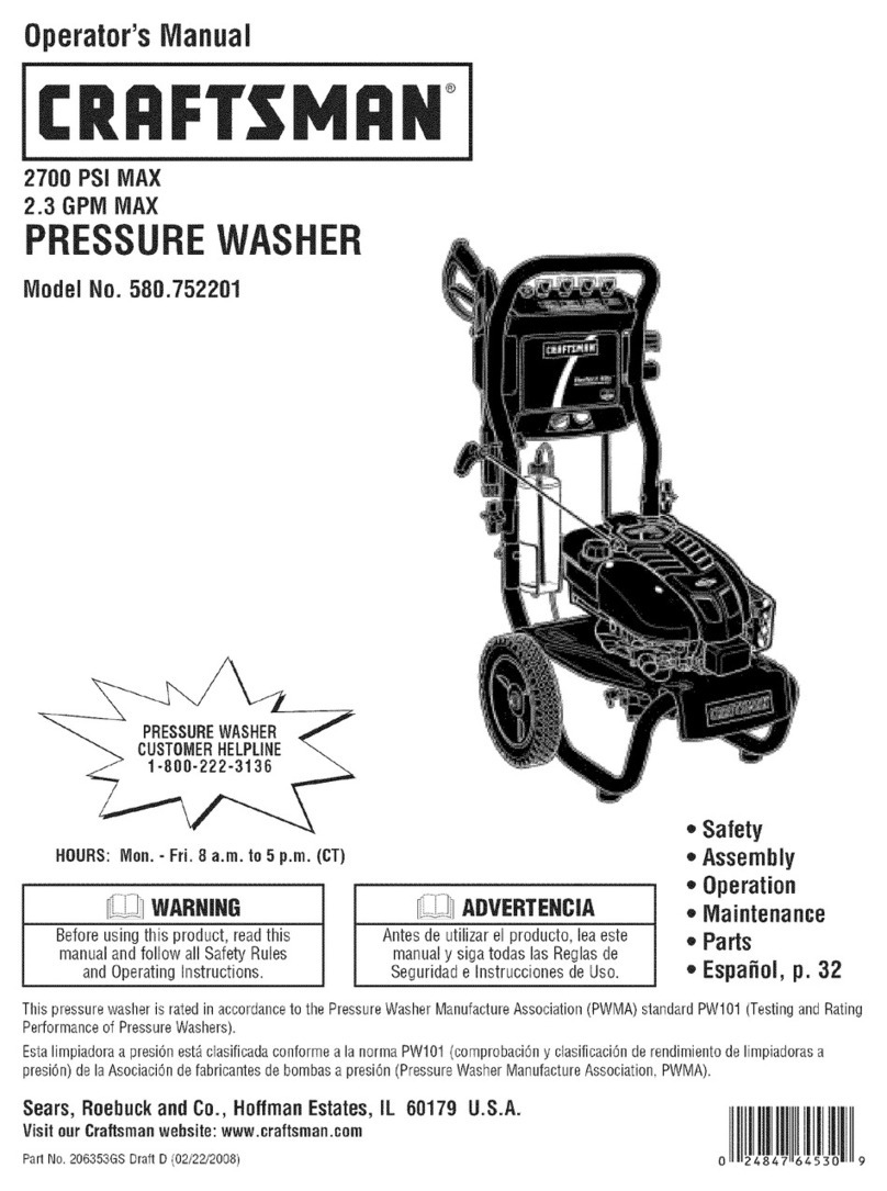 Craftsman 580.752201 User manual